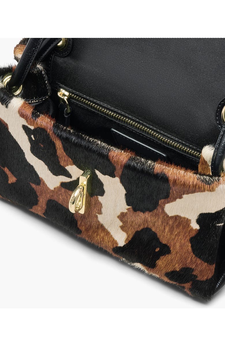 Marc Jacobs The Mini Dual Genuine Calf Hair Handbag, Alternate, color, Mocha Multi