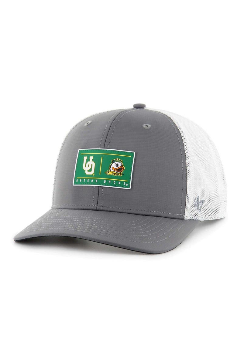 '47 Men's '47 Gray Oregon Ducks Bonita Brrr Hitch Adjustable Hat, Main, color,
