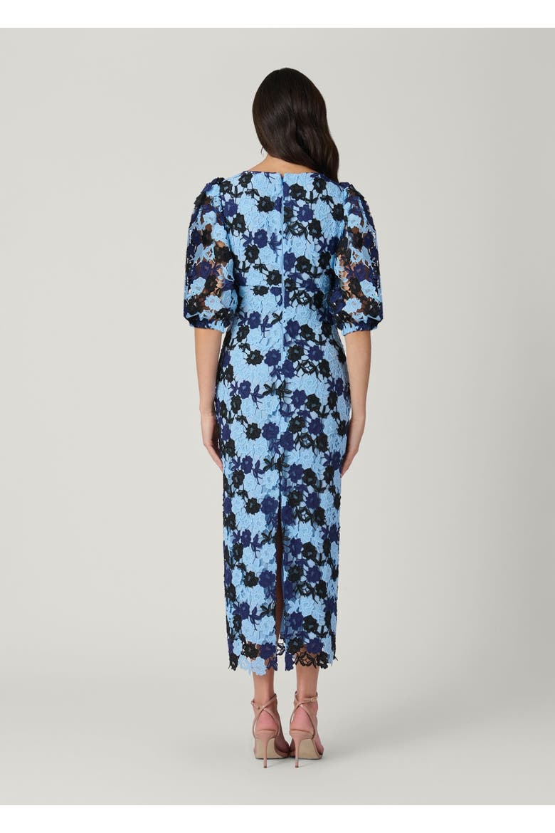 Midnight Lanier Paulinia Lace Dress, Alternate, color, Tonal Blue