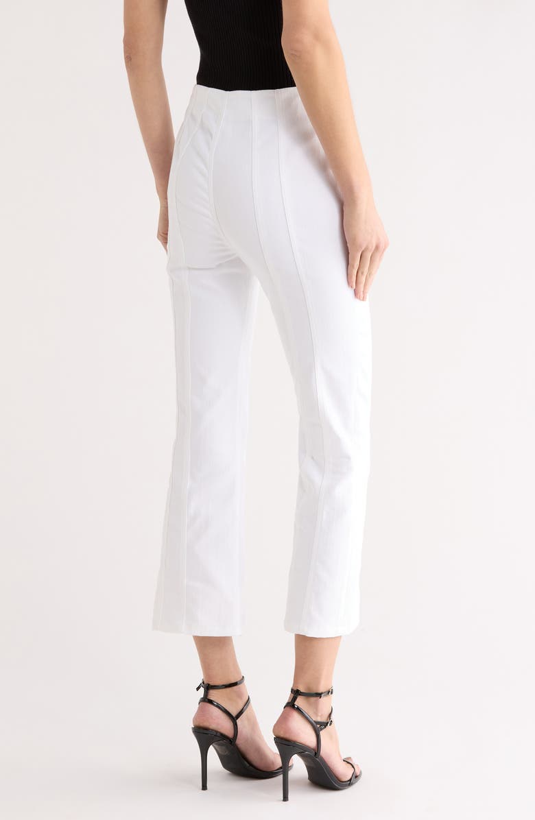 Cinq à Sept Meryl High Waist Wide Leg Jeans, Alternate, color, White