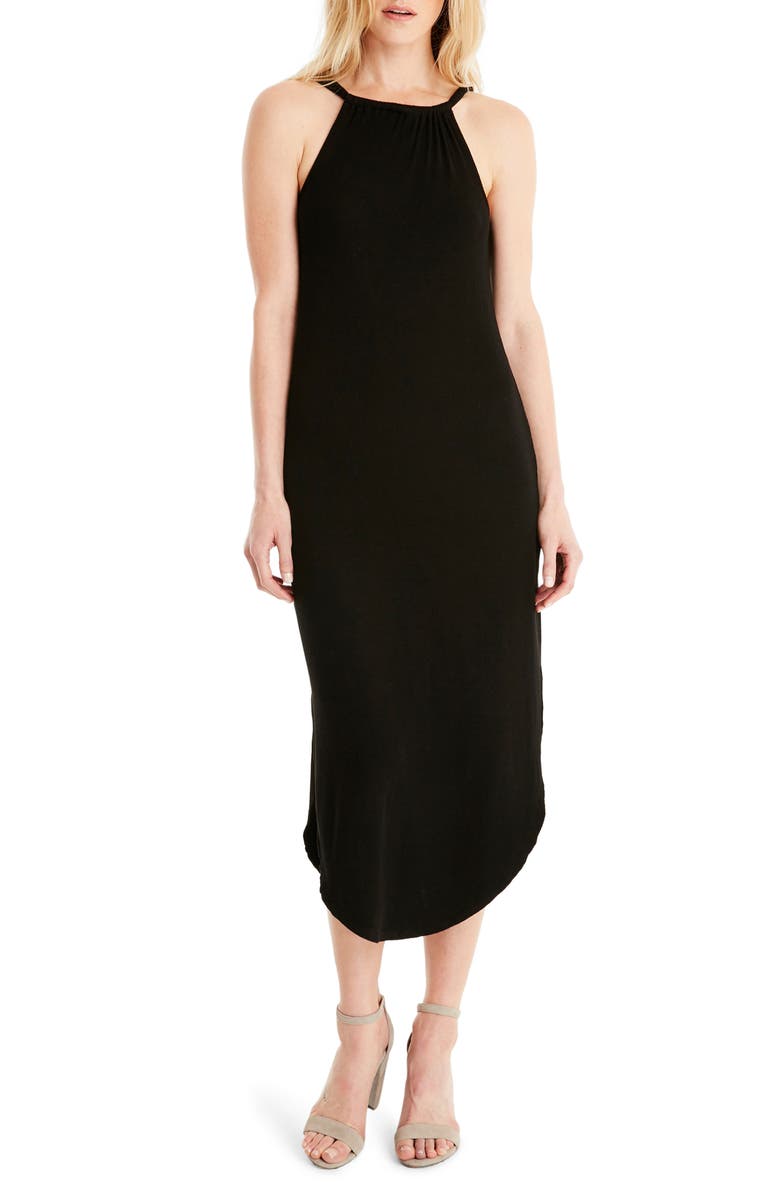 Michael Stars Front to Back Midi Dress, Main, color, 