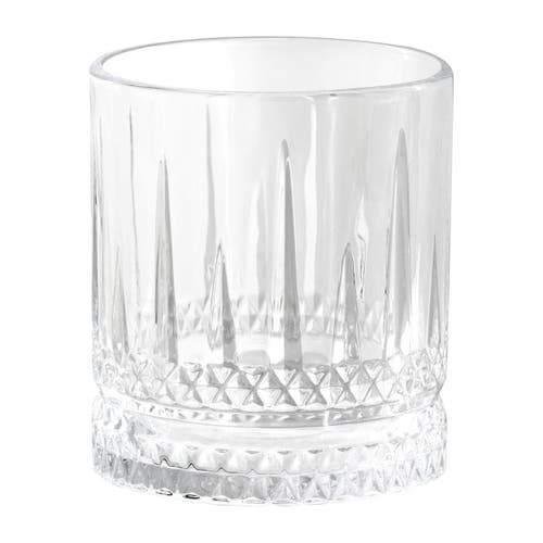 Gibson Home 4 Piece 13 Ounce Iceberg Embossed Double Old-fashioned Glass Set In Transparent