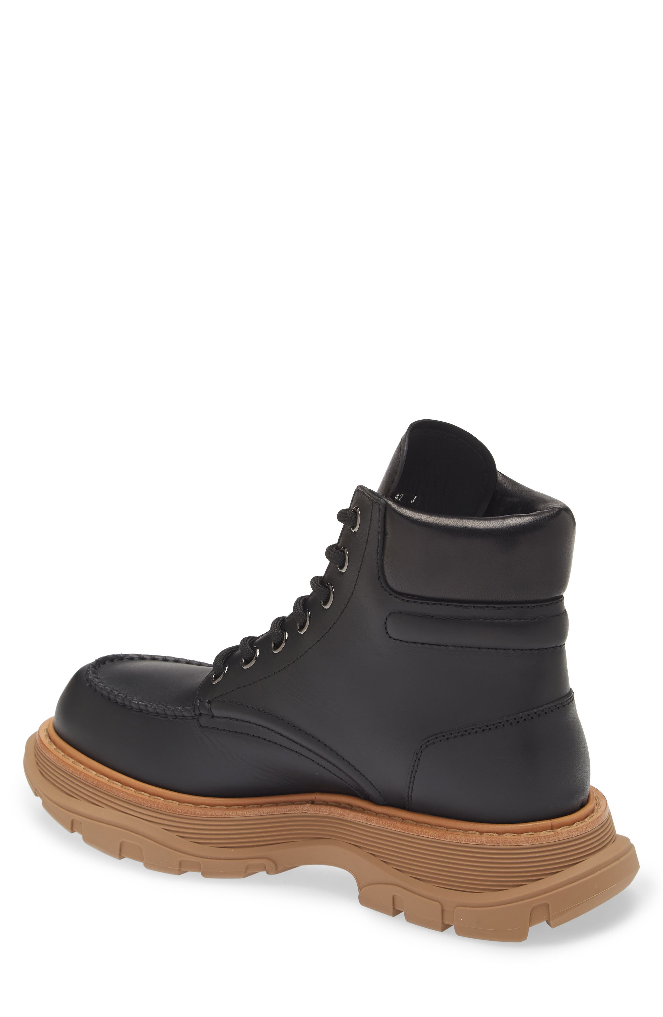 McQueen Lace-Up Boot, Alternate, color, 