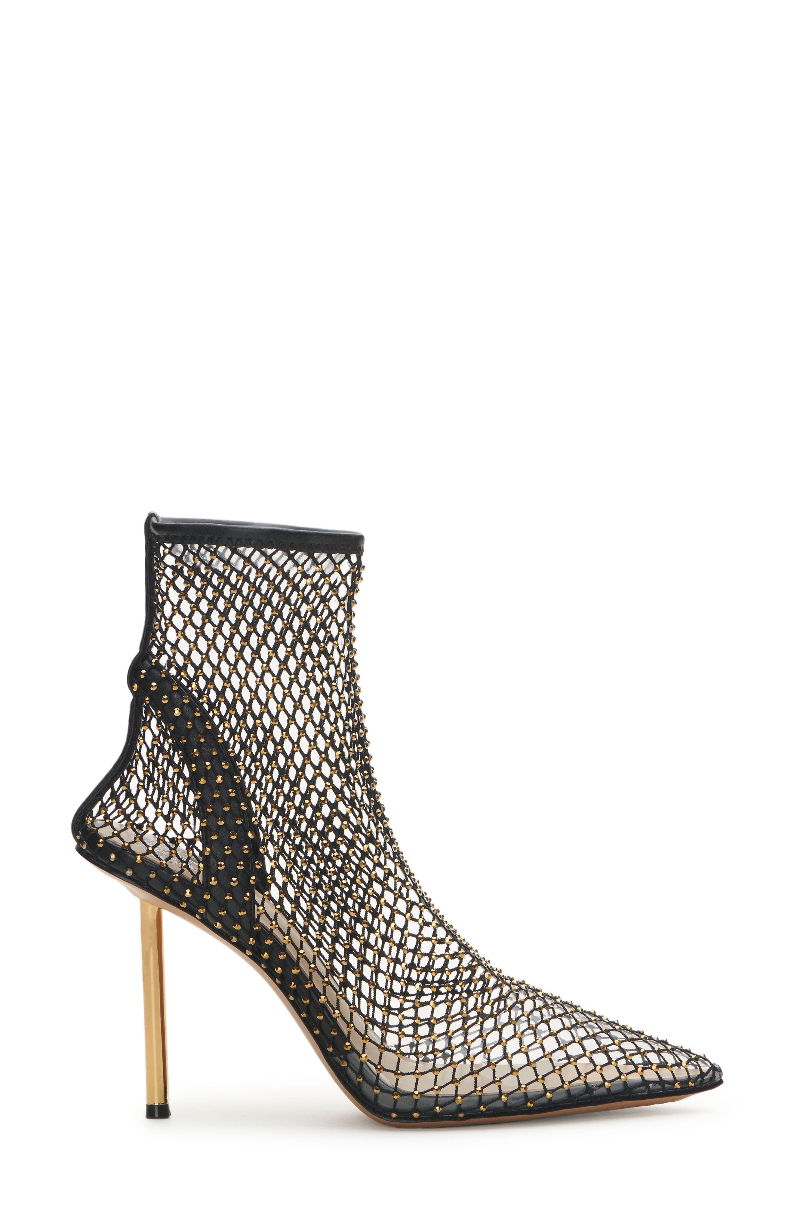 Vince Camuto Kiskia Fishnet Pointy Toe Bootie, Alternate, color, 