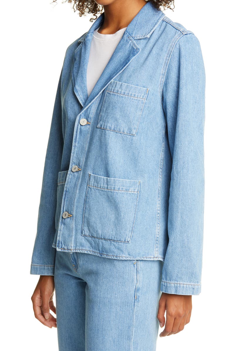 TRAVE Ingrid Denim Blazer, Alternate, color, 