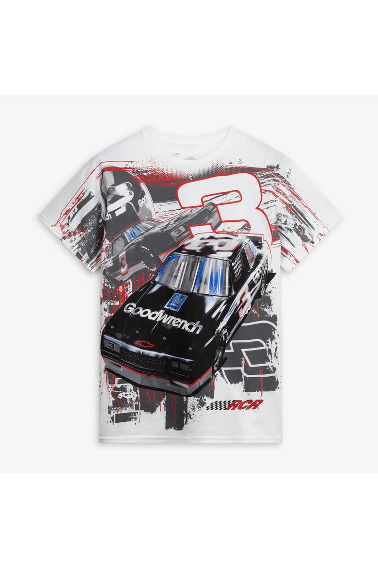 Men's Classic Ink  White Richard Childress Racing Goodwrench Total Print T-Shirt, Alternate, color, White