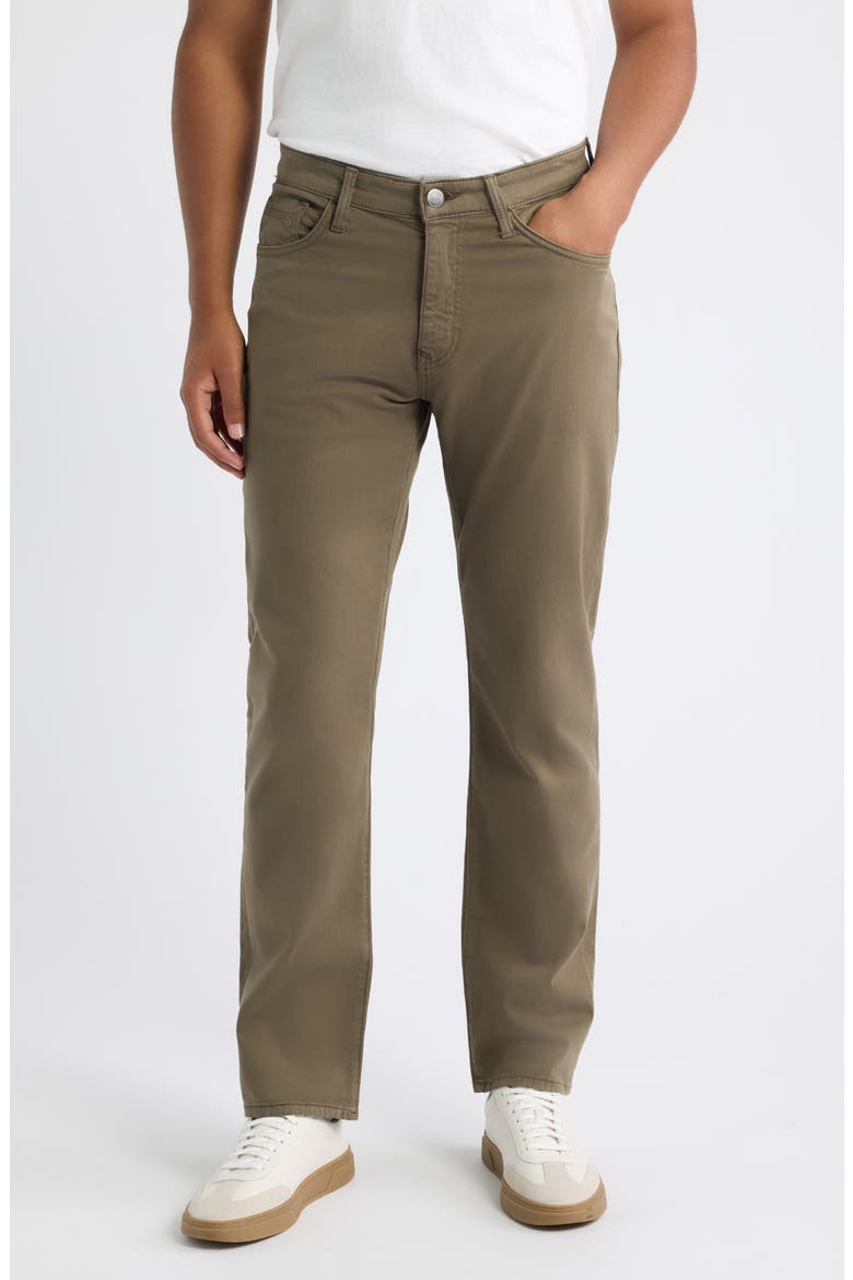 Zach Straight Leg Jeans, Main, color, KHAKI TWILL