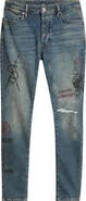 Ksubi Van Winkle Billy Blue Skool Skinny Jeans