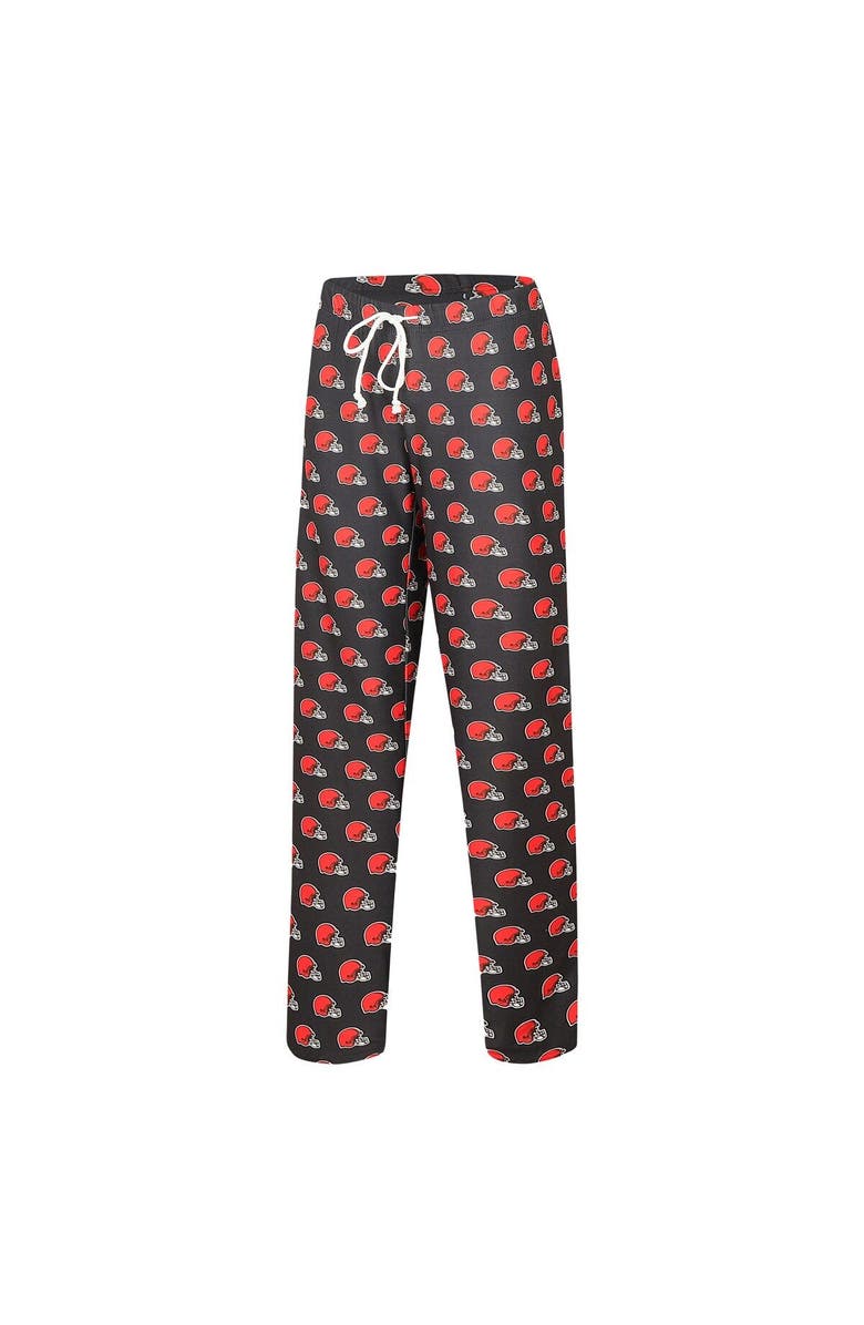 CONCEPTS SPORT Women's Concepts Sport Brown Cleveland Browns Gauge Allover Print Sleep Pants, Alternate, color, Brown