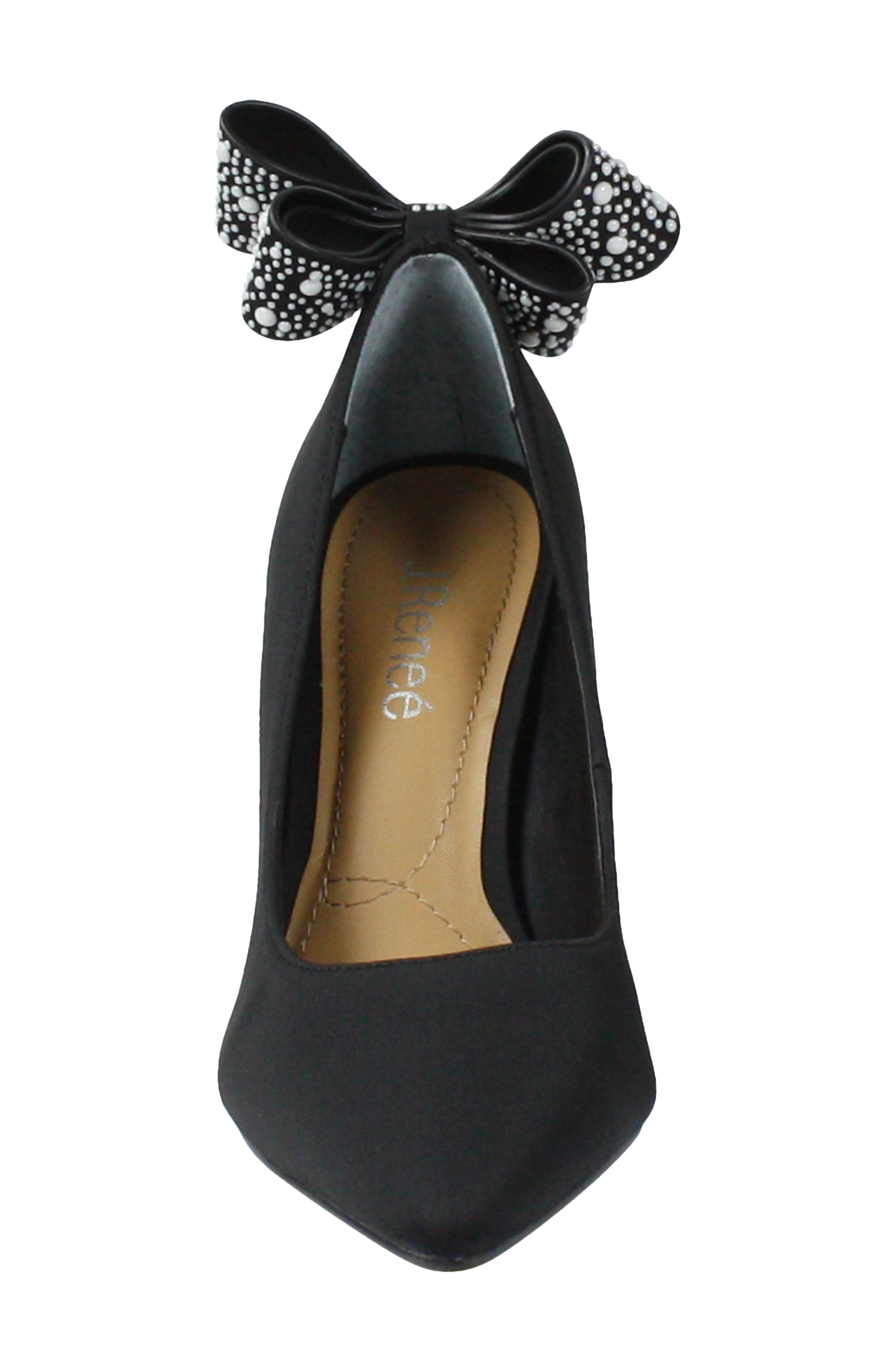 J. Reneé Zenata Bow Pointed Toe Pump, Alternate, color, 