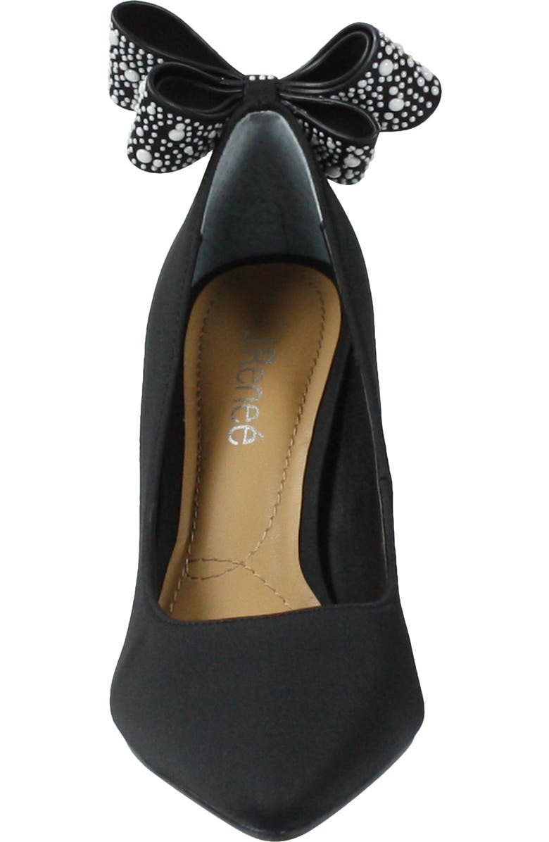 J. Reneé Zenata Bow Pointed Toe Pump, Alternate, color,
