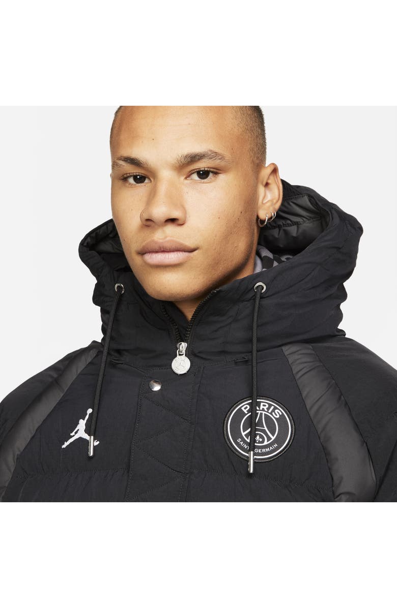 Nike Paris Saint Germain Hooded Puffer Coat, Alternate, color, 