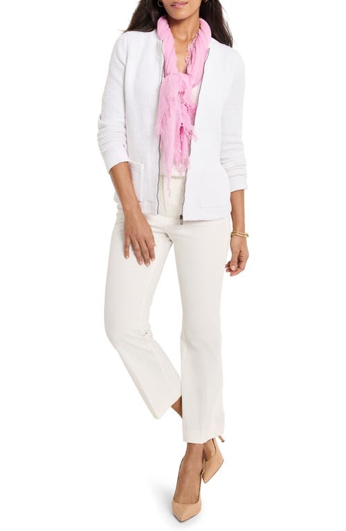 Nic + Zoe Nic+zoe Mix Zip Front Knit Jacket