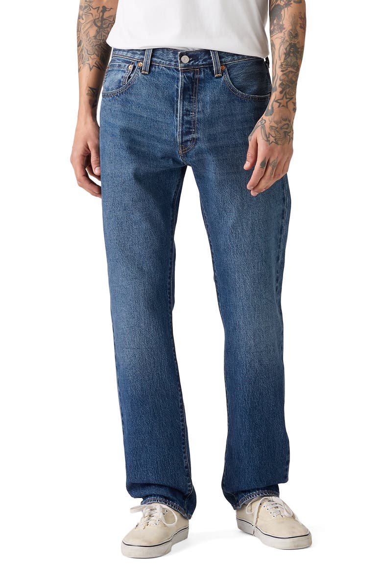 Levi's<sup>®</sup> 501<sup>®</sup> '93 Straight Fit Jeans, Main, color, Cathedral Selvedge