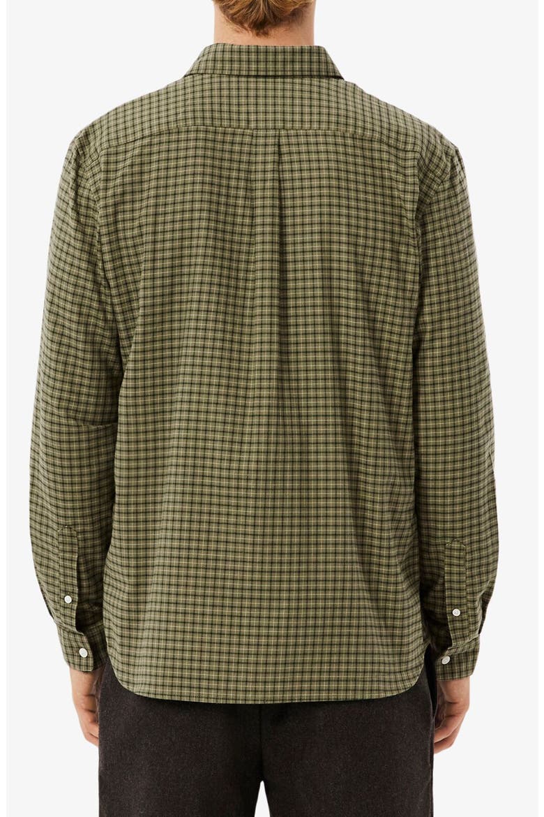 Regular Fit Plaid Flannel Button-Up Shirt, Alternate, color, OLIVE/ TISANE