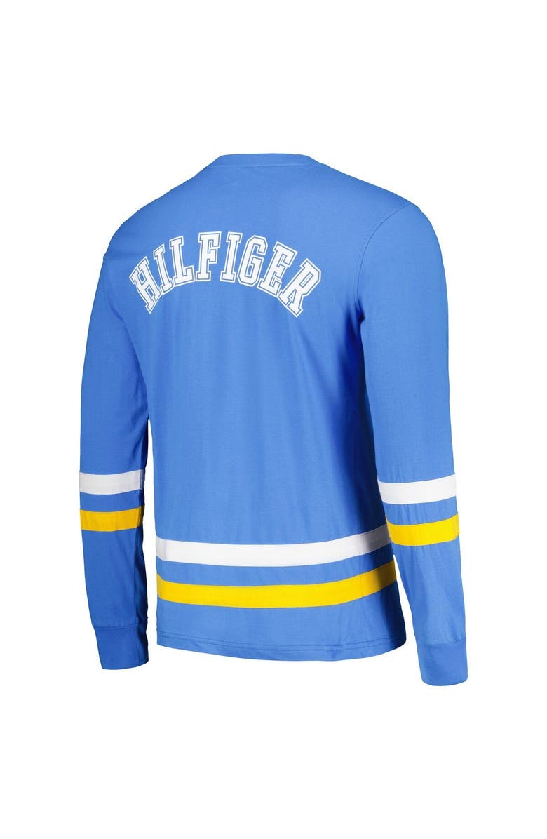 Tommy Hilfiger Men's Tommy Hilfiger Powder Blue/Gold Los Angeles Chargers Nolan Long Sleeve T-Shirt, Alternate, color, Powder Blue