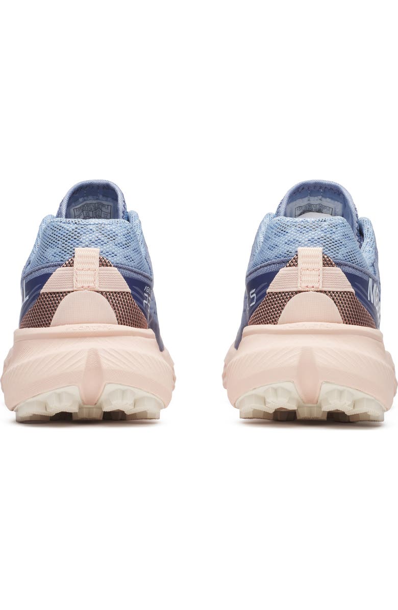 Merrell Agility Peak 5 Running Shoe, Alternate, color, Indigo/Pin