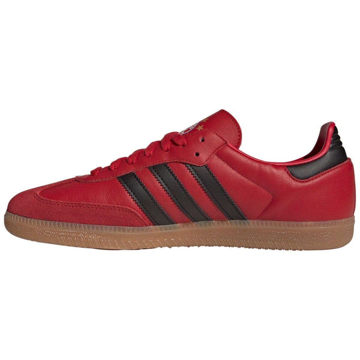 adidas Men's adidas Red Bayern Munich Team Samba Shoes, Alternate, color, 