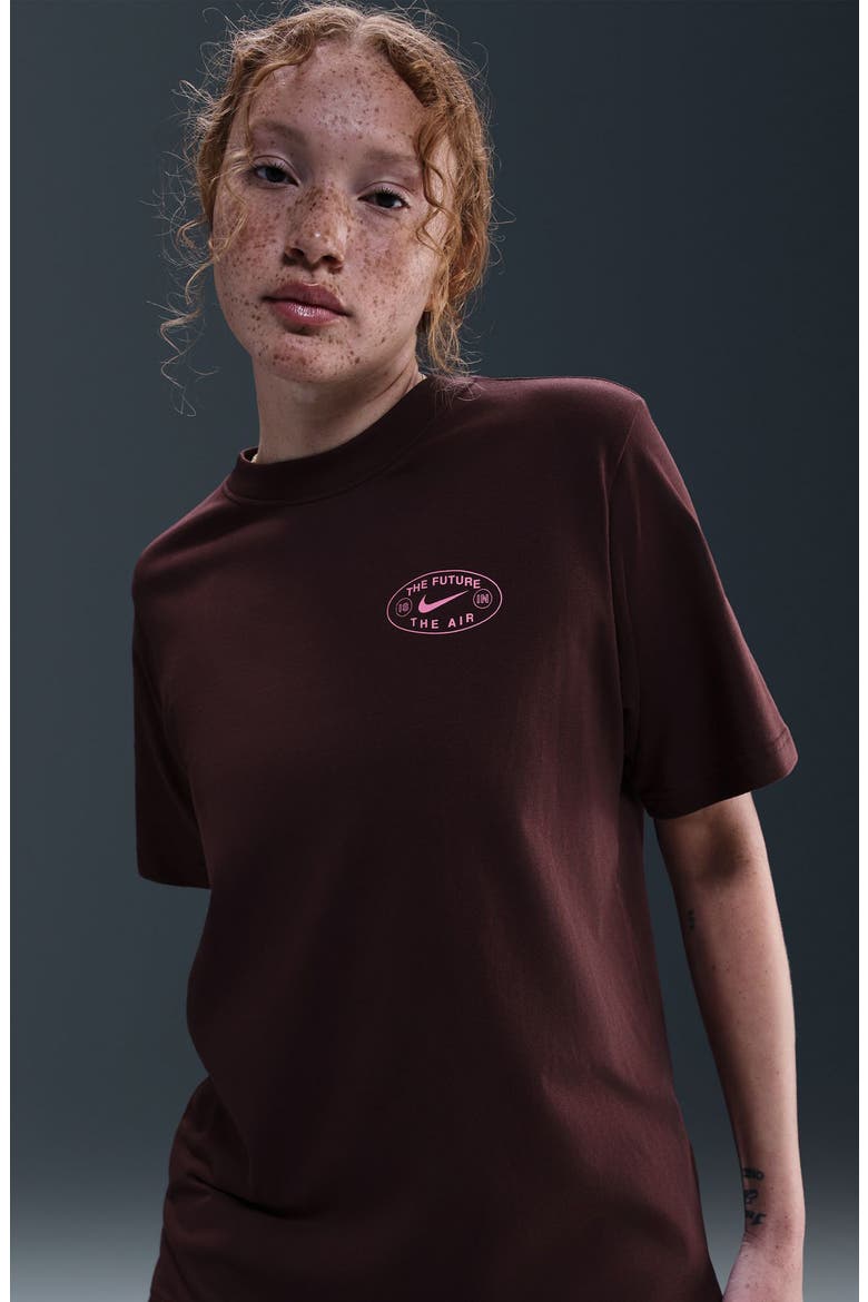 Sportswear The Future is in the Air Graphic T-Shirt, Alternate, color, BURGUNDY CRUSH