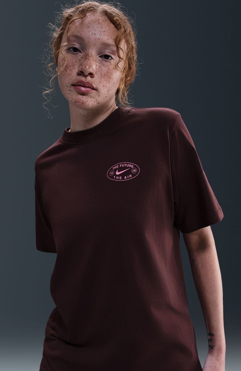 Nike Sportswear The Future is in the Air Graphic T-Shirt, Alternate, color, Burgundy Crush