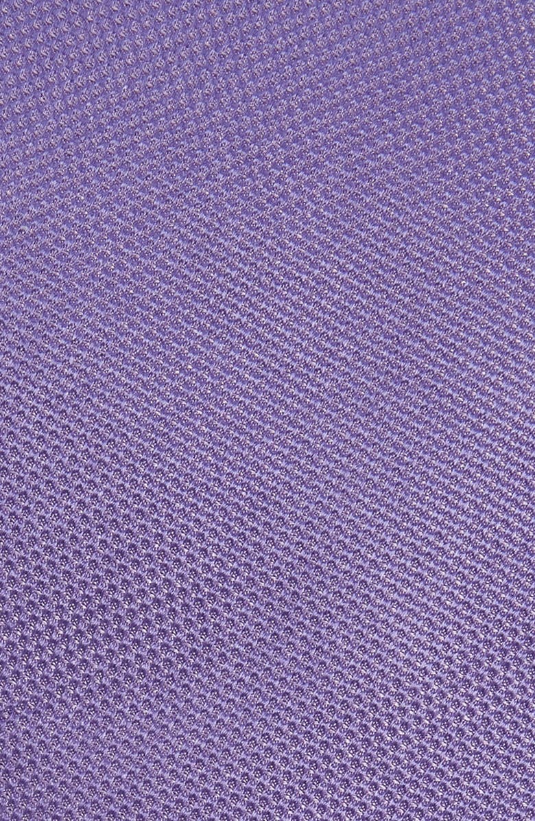 BOSS Solid Black Silk Tie, Alternate, color, Lt Past/Pr