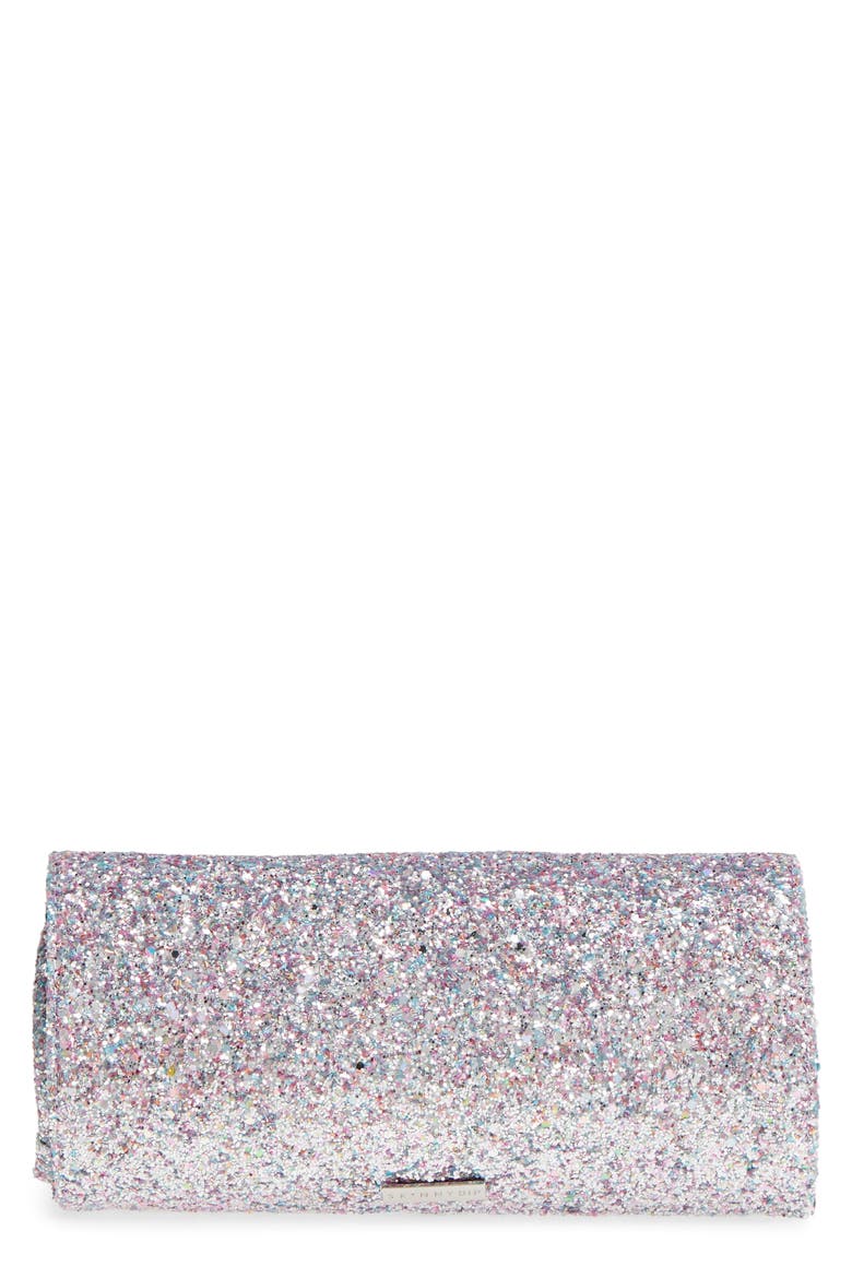 Treasure Glitter Cosmetics Roll Bag, Main, color, NO COLOR