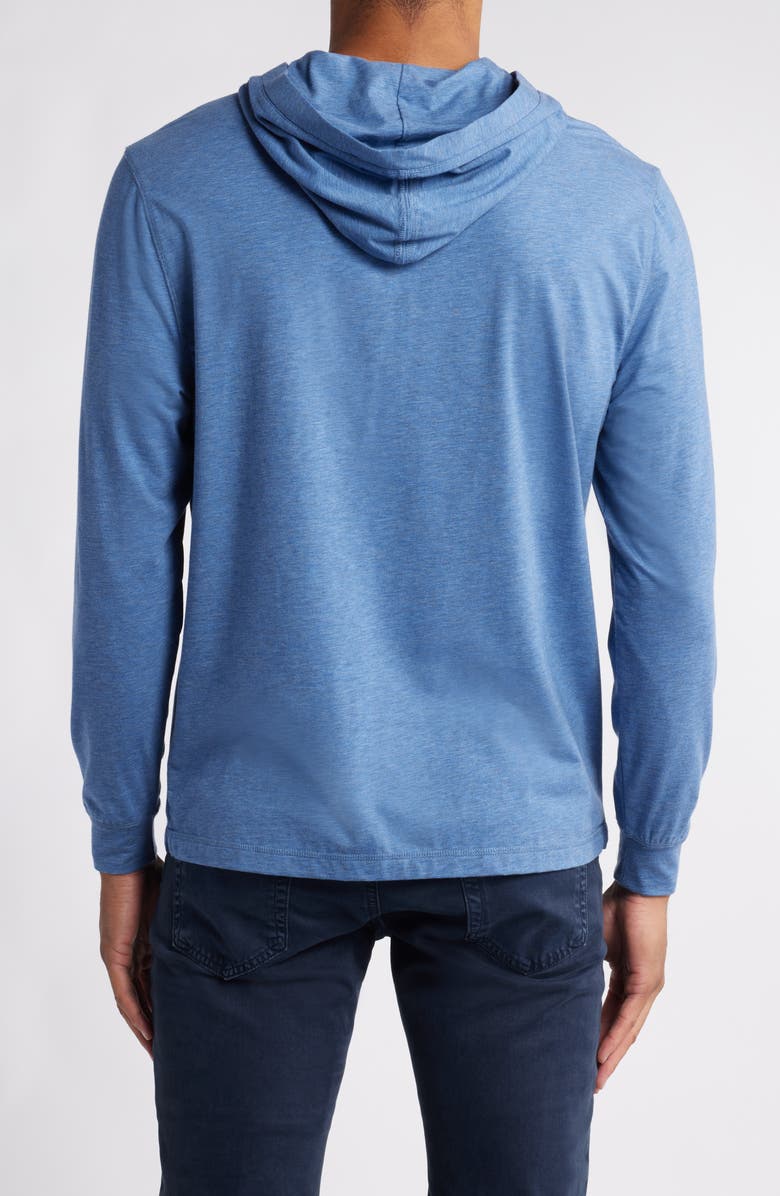 johnnie-O Woodley Henley Hoodie, Alternate, color, 
