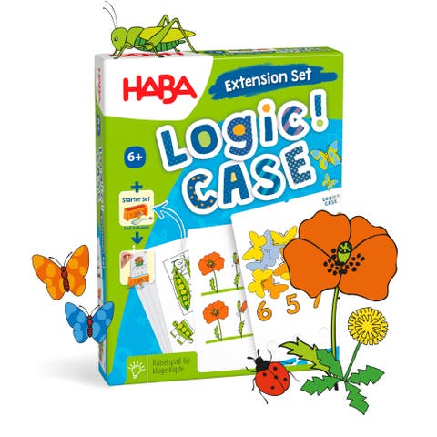Logic Case Extension Set Nature - Ages 6+ Card Games for Kids, Travel Games, Learning Toys, Flash Cards for Kids Brain Teaser Puzzle Games