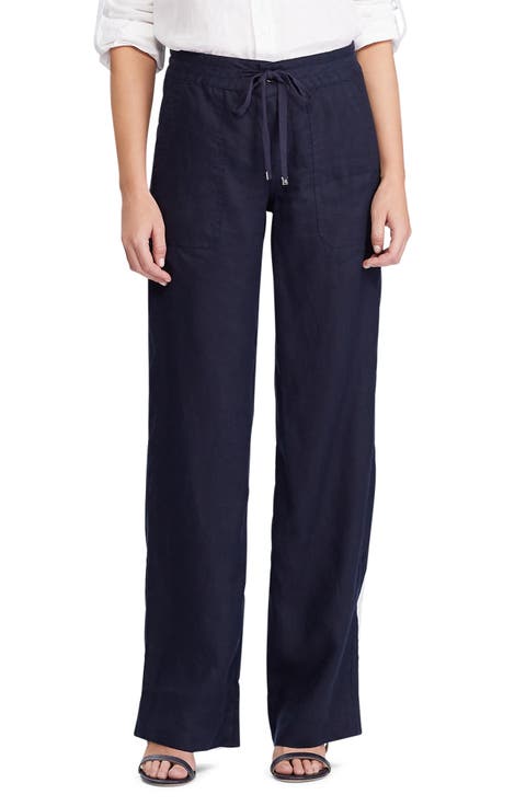 Wide Leg Linen Pants