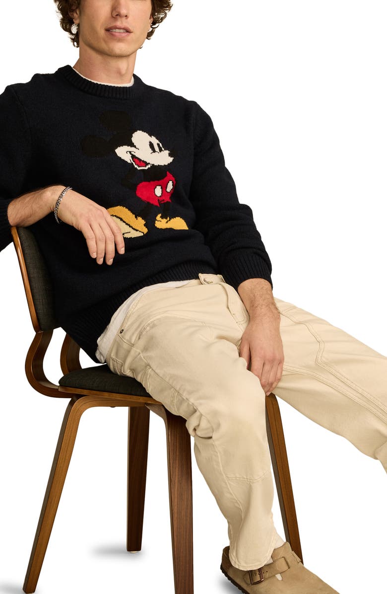 Lucky Brand x Disney Mickey & Friends Intarsia Sweater, Alternate, color, 