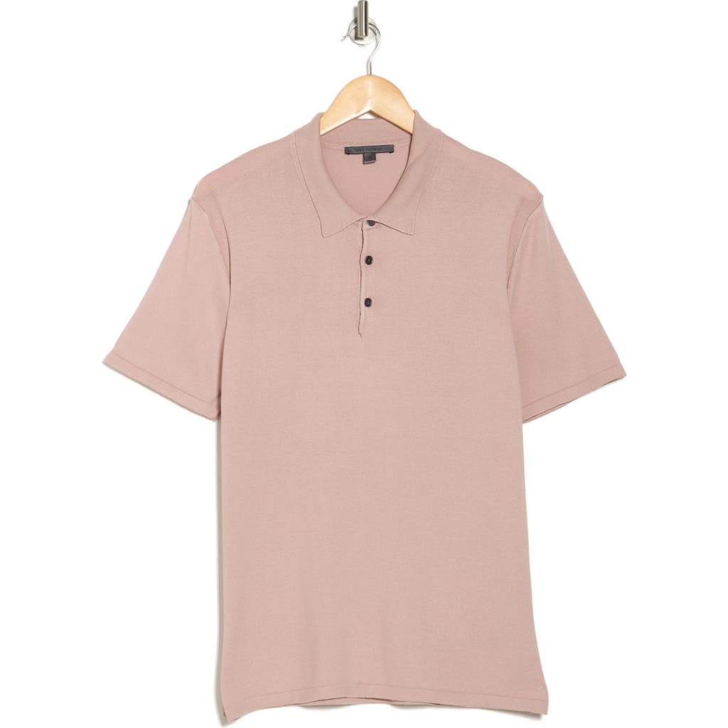 John Varvatos Canon Polo In Worn Mauve