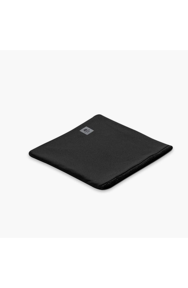 Turtle Fur Plush Lined Neck Warmer, Alternate, color, Black