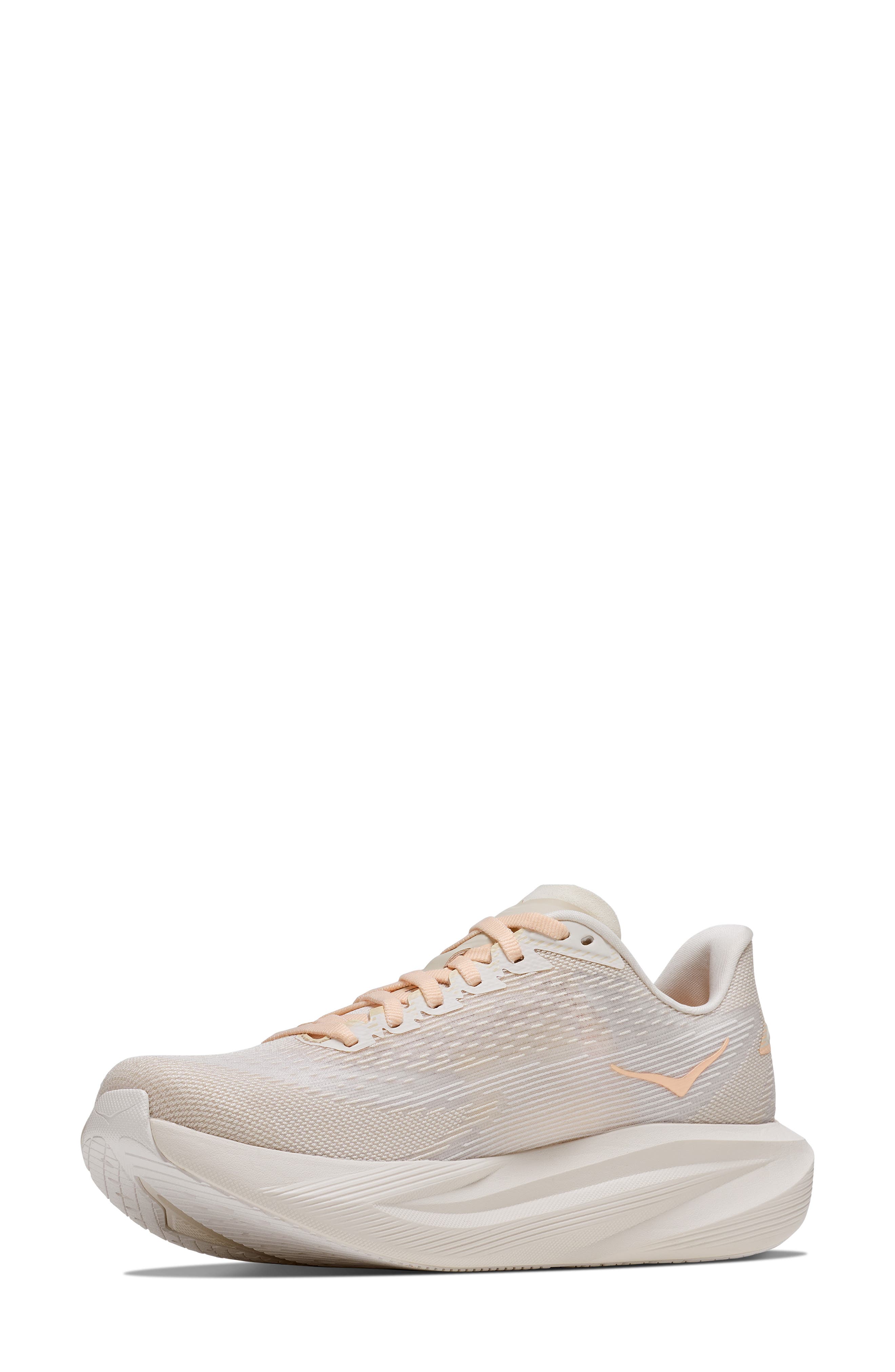 Mach 7 Running Shoe, Alternate, color, OAT MILK / ALABASTER