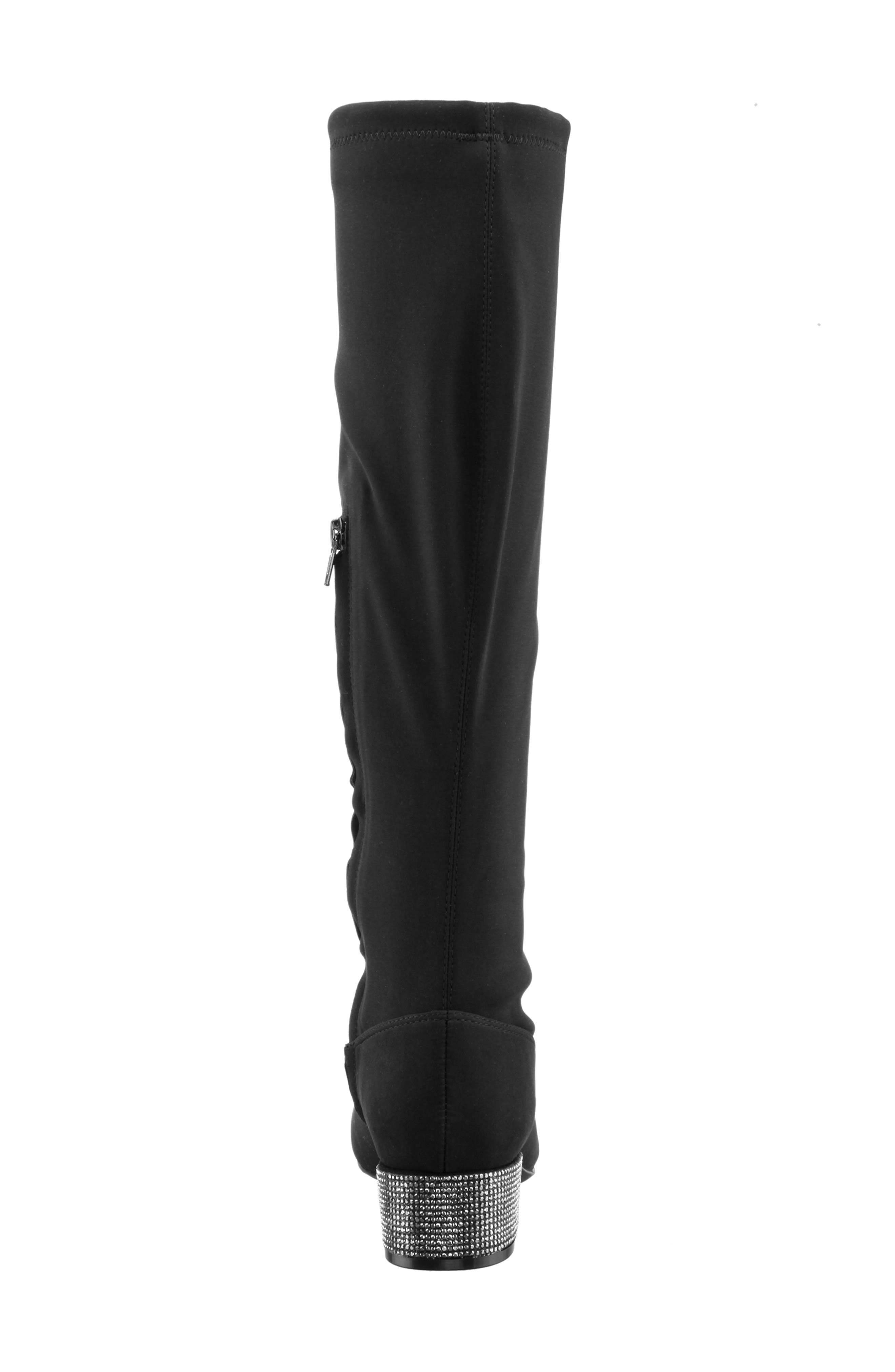 Nina Knee High Boot, Alternate, color, Black