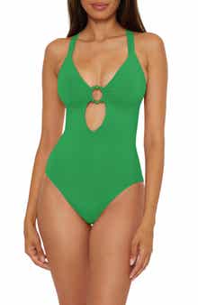 Becca Marble Canyon Ring One-Piece Swimsuit