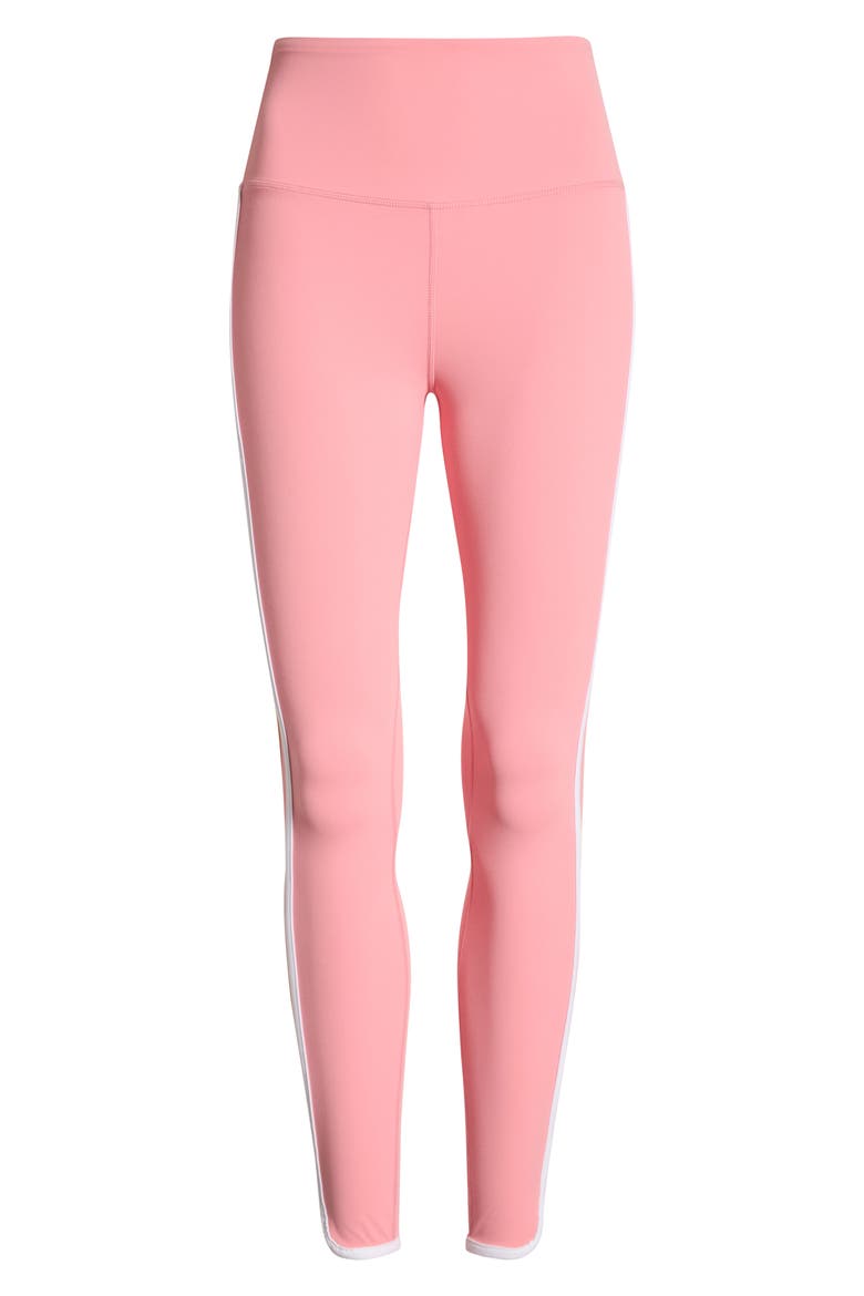 Cloud Duo Stripe Leggings, Alternate, color, STRAWBERRY ICE