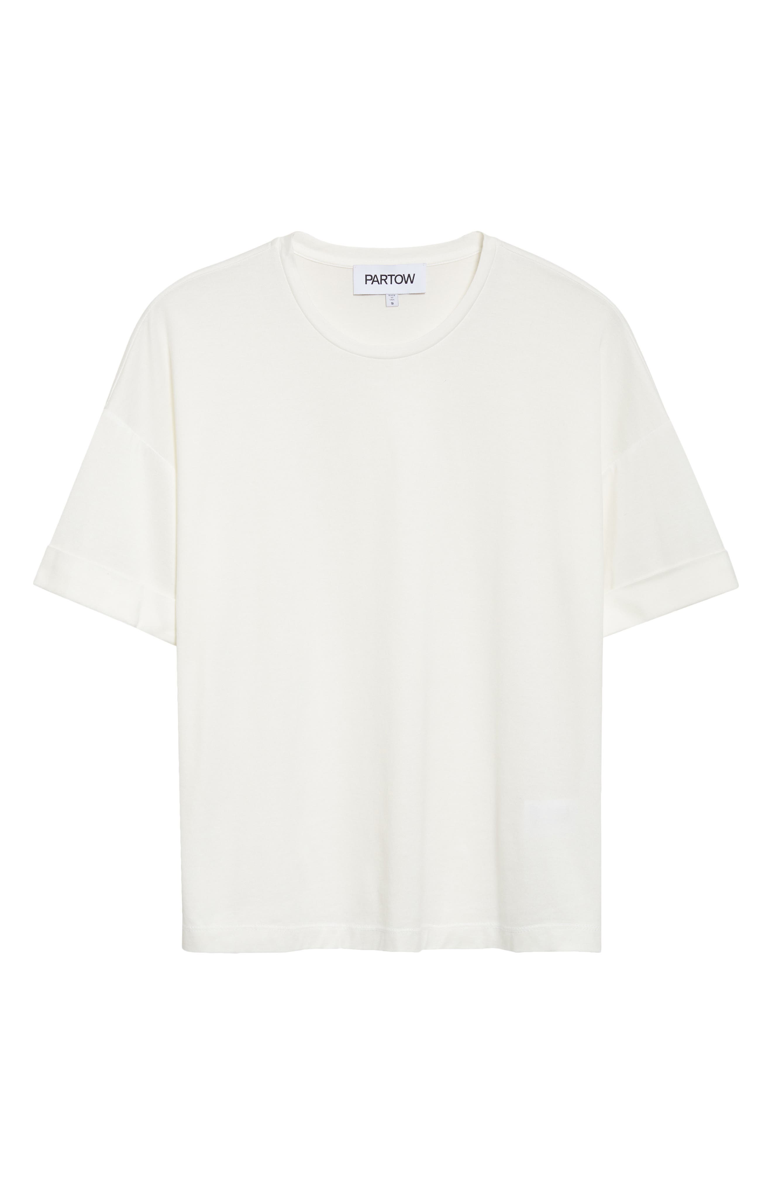 Partow Worth Modal & Cashmere T-shirt In White