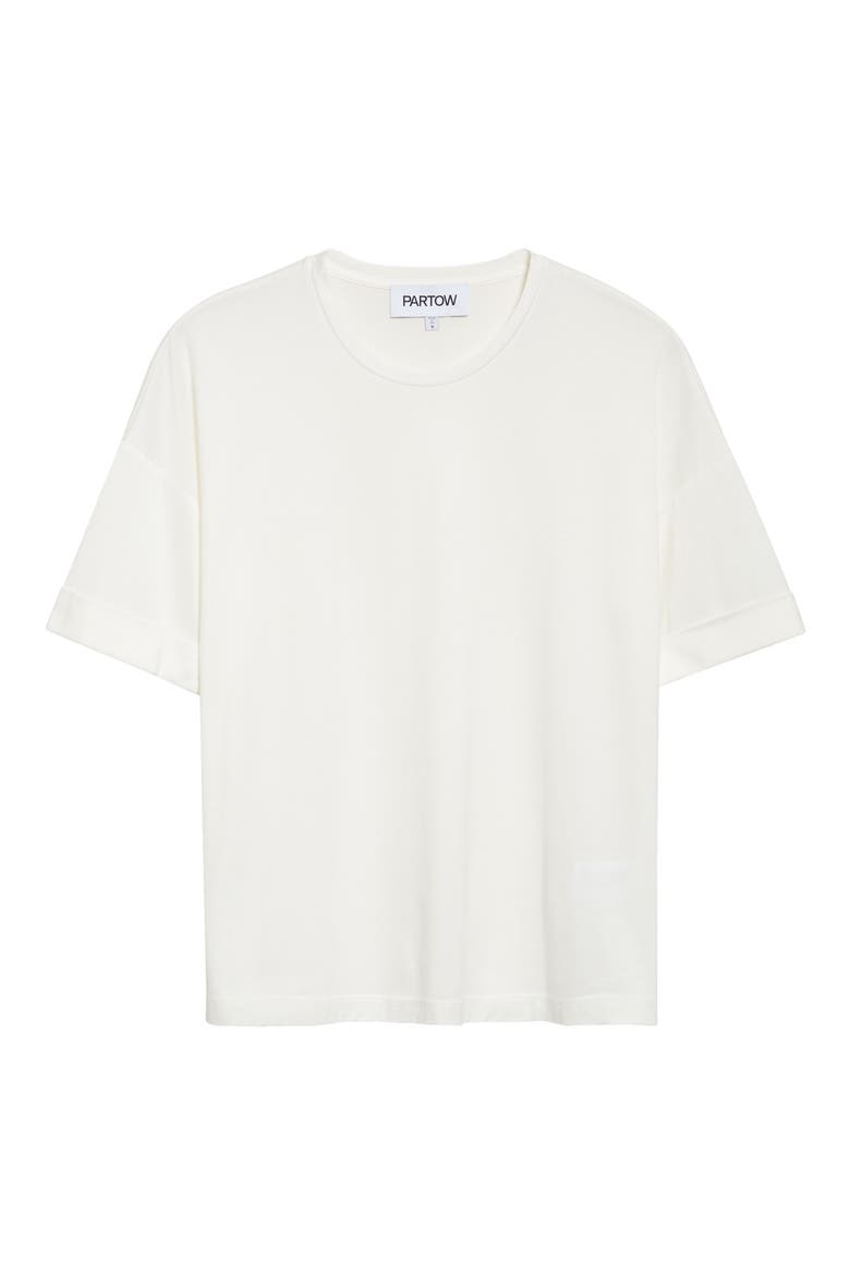 Worth Modal & Cashmere T-Shirt, Alternate, color, WHITE