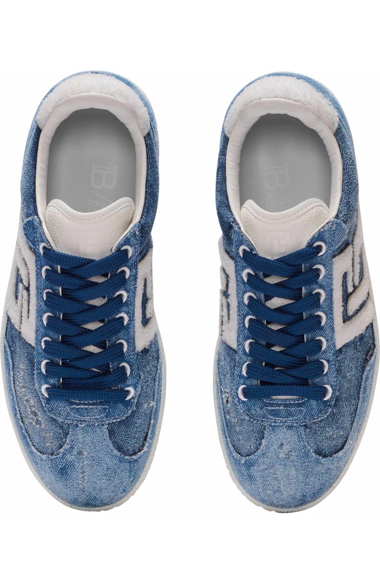 Balmain Denim Balmain Swan Trainers, Alternate, color, Blue