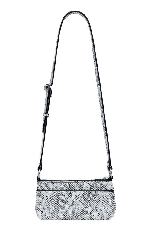 Desigual Faux Leather Crossbody Bag In Gray