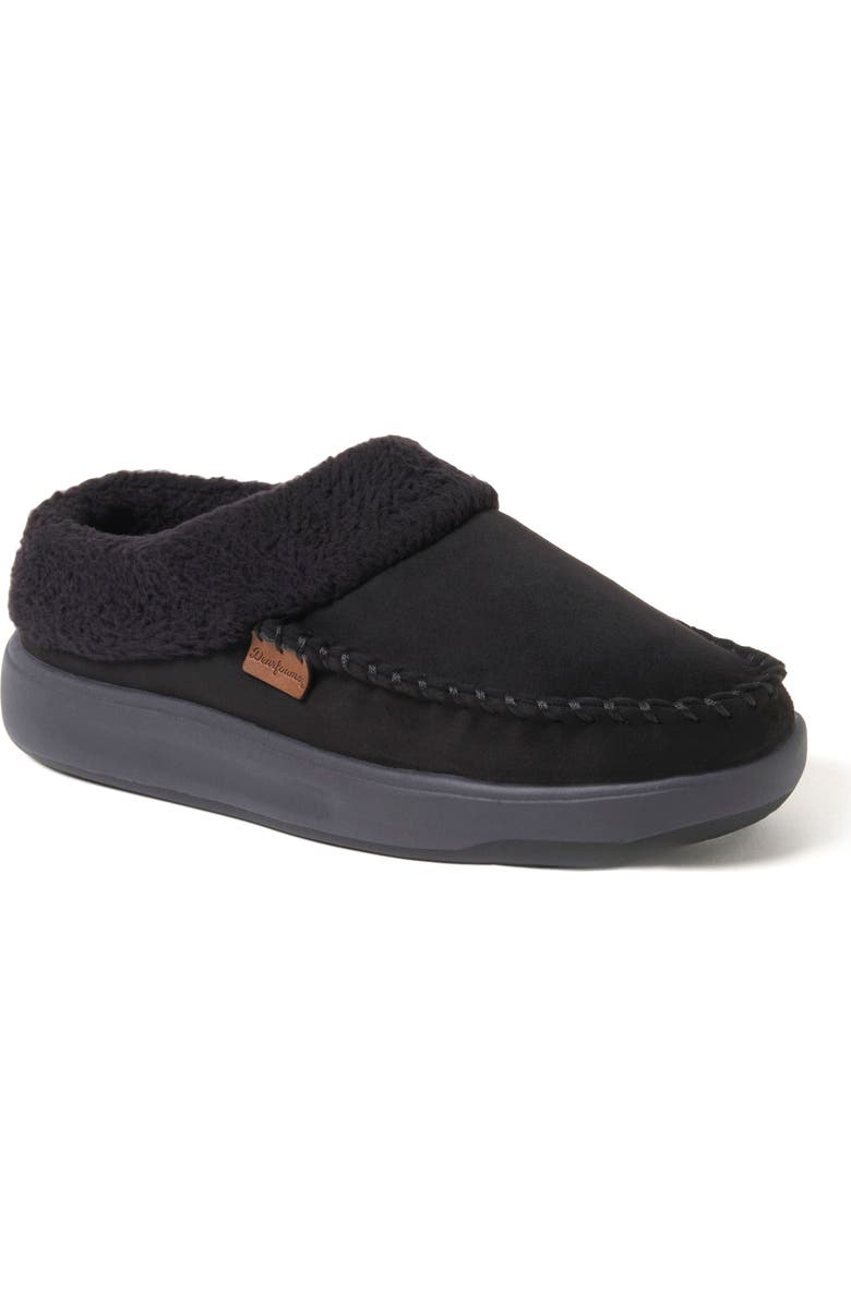 DEARFOAMS Maple Moc Toe Clog, Main, color, Black