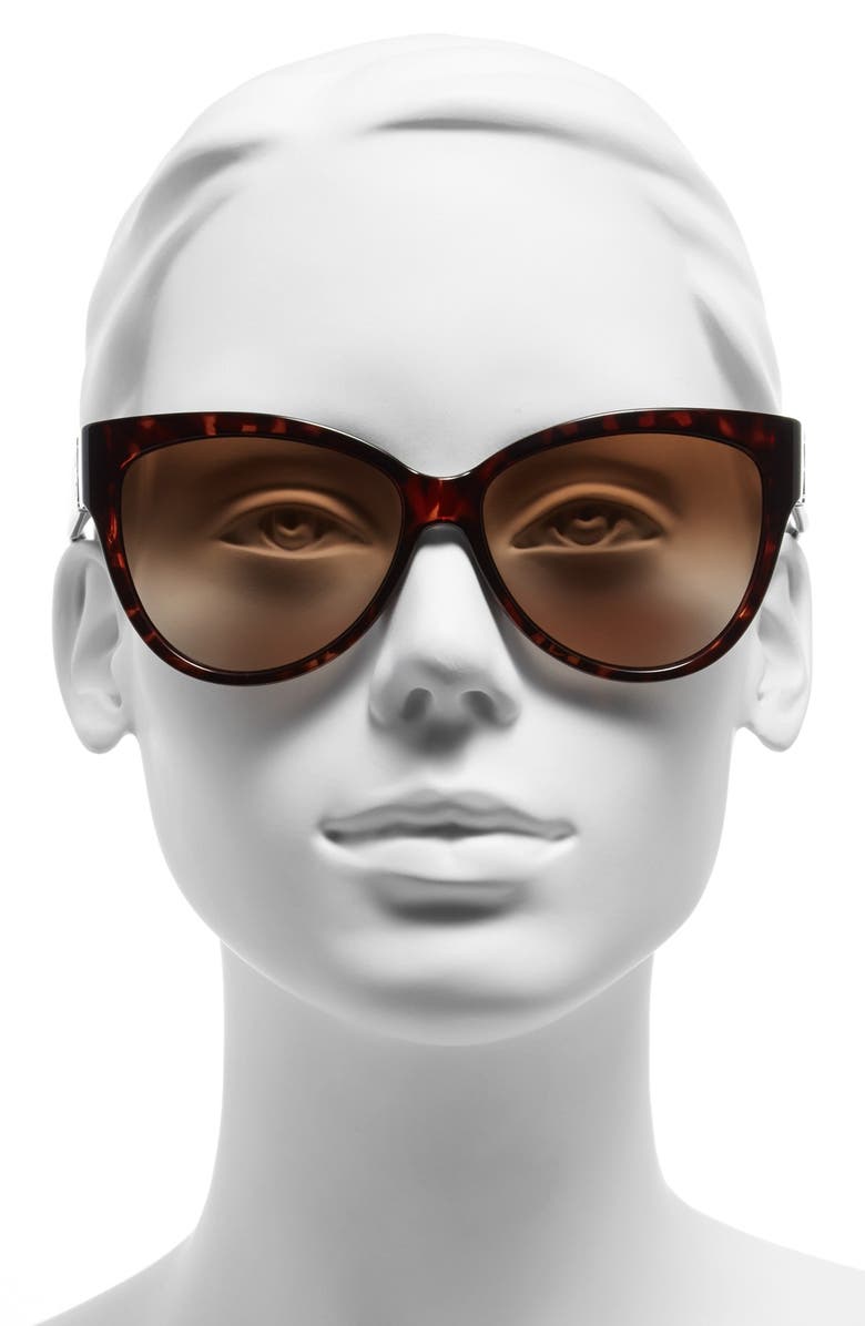 Tory Burch 59mm Cat Eye Sunglasses, Alternate, color,