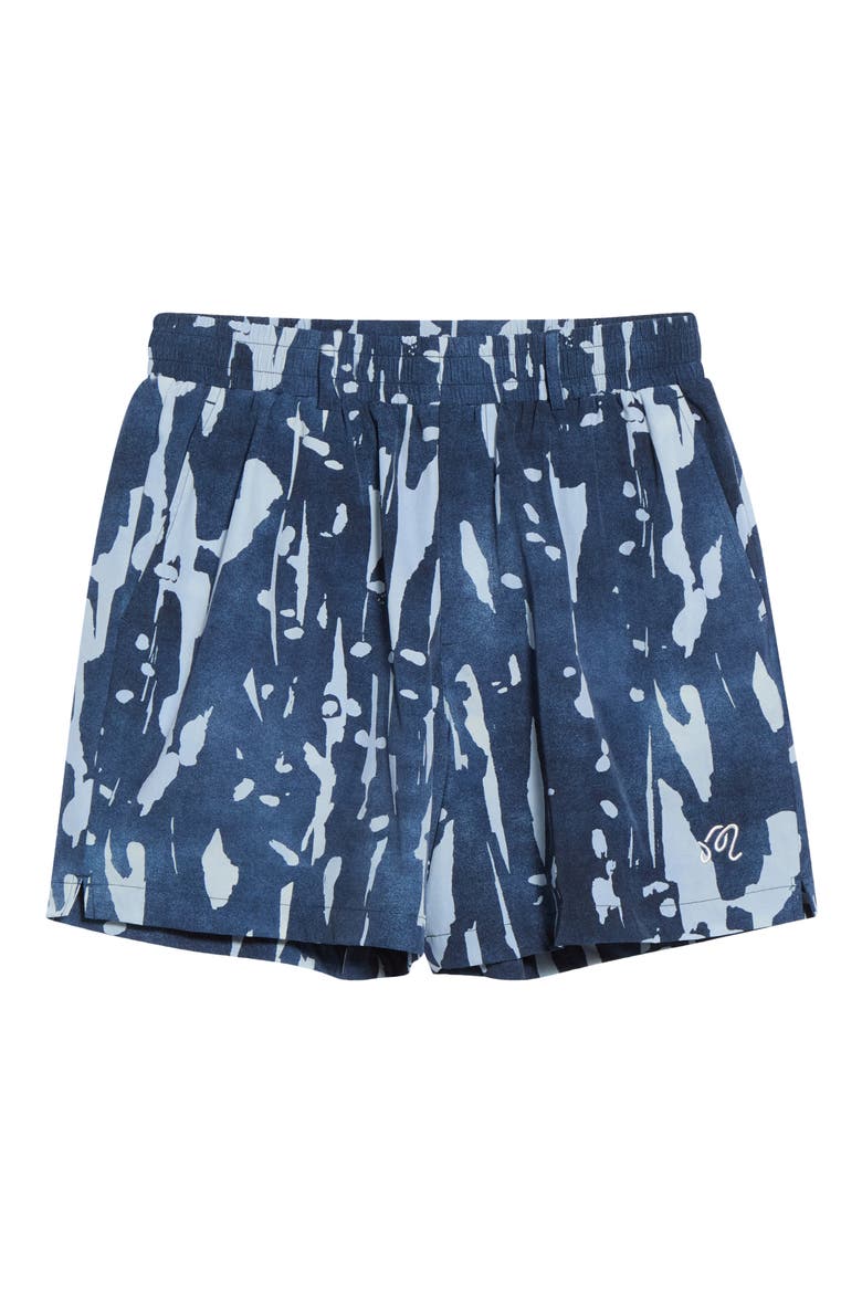 Scooter Inkwash Shorts, Main, color, NAVY INK WASH