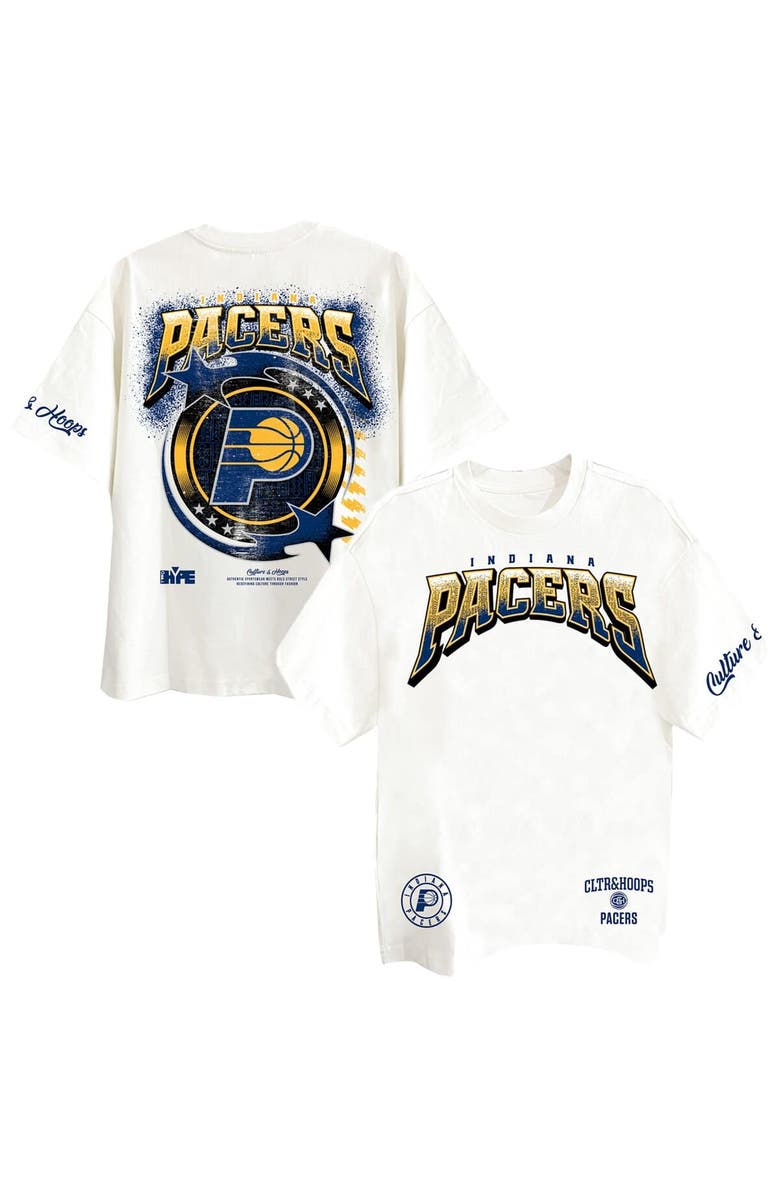 Two Hype Men's Two Hype Off White Indiana Pacers Drip & Dime Collection Premium T-Shirt, Main, color, Cream