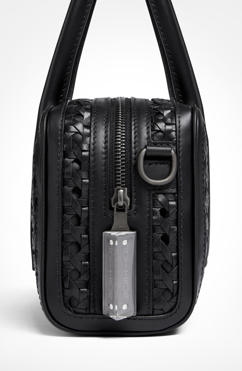 Aviteur Cristallino Handbag, Alternate, color, Black