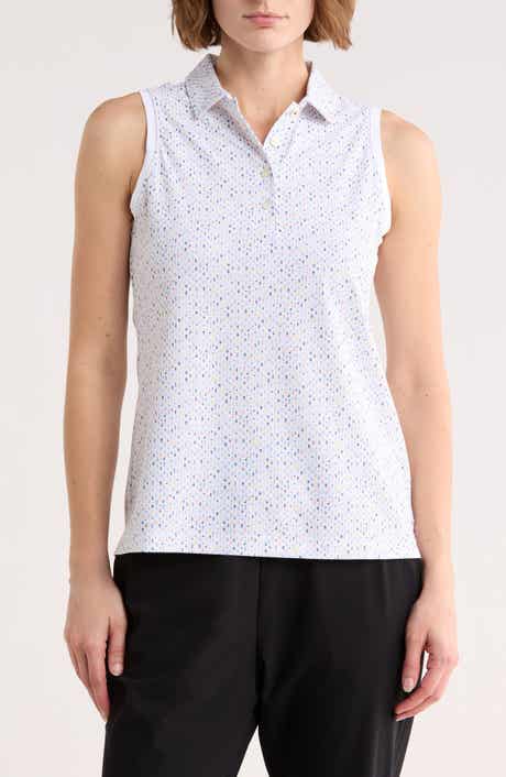Peter Millar Final Touch Banded Sleeveless Top