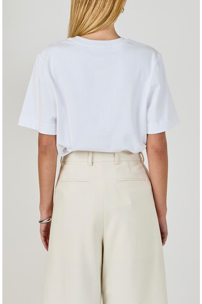 Basic Cotton T-Shirt, Alternate, color, WHITE