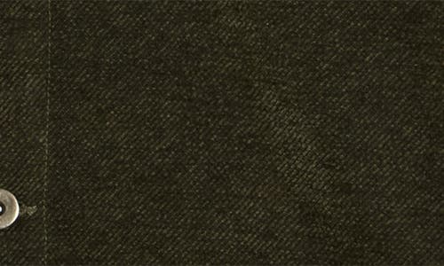 Vintage 1946 Chevron Twill Shirt Jacket In Green