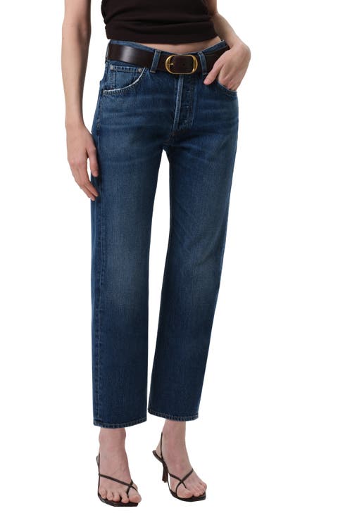 Winslow High Waist Ankle Boyfriend Jeans (Tinsley)