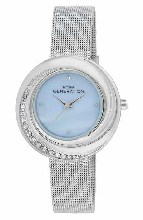 Nova 3 Faux Leather Strap Watch, 35mm